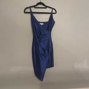 Honey and Rosie medium homecoming dress sparkly blue